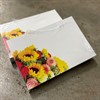 KORT 6x9 CM SUNFLOWERS & ALLIUM 1x50